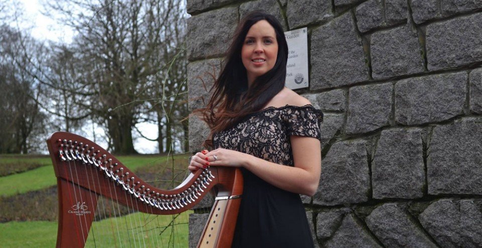 debbie mc quillan wedding harpist